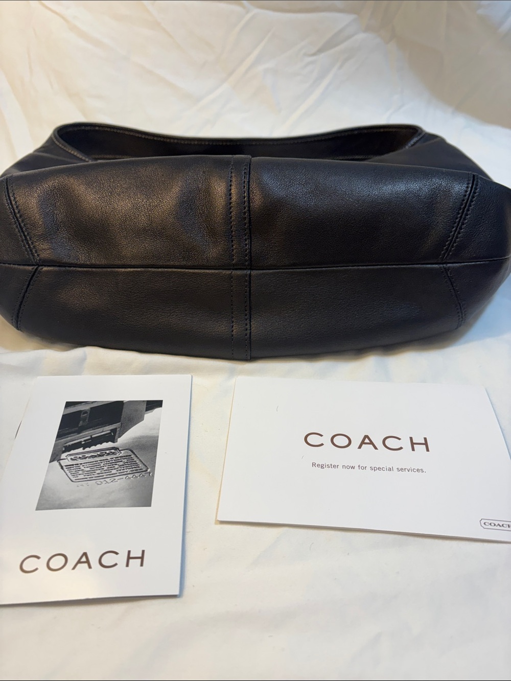 Coach bag vintage Coach Ergo Hobo shoulder bag crafted from black leather. - Picture 4 of 8